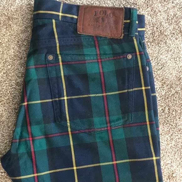 POLO Ralph Lauren Plaid Jeans